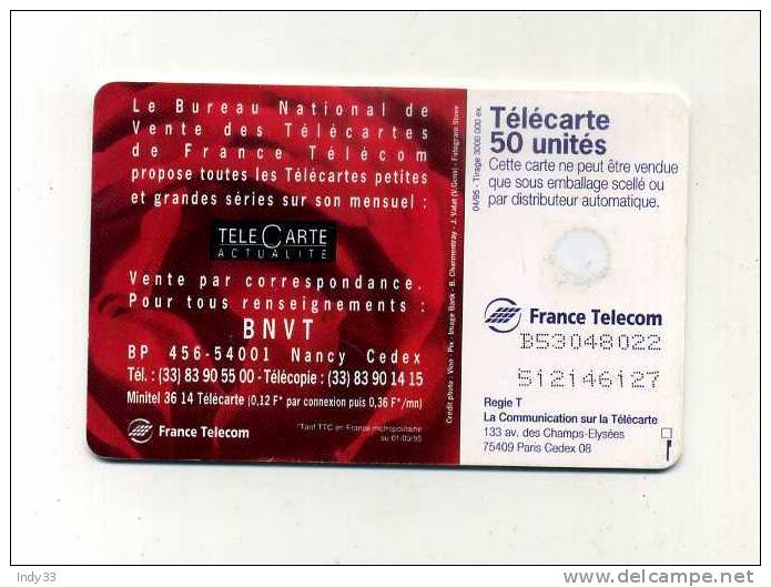 - TELECARTE BNVT 1995 - 1998