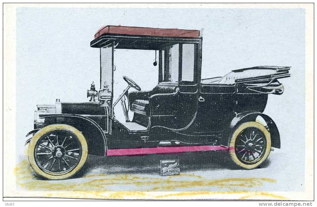 CPA - Fiat 1908 - Modèle Fiacre - Voitures Anciennes Et Modernes - Taxi Londres - Non CP Au Dos - Taxis & Fiacres