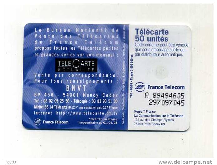 - TELECARTE ILLUSTREE 1998 - 1998