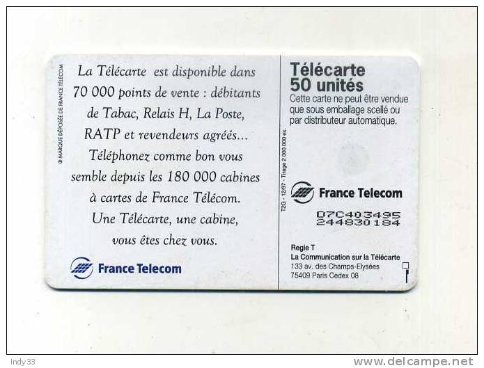 - TELECARTE ILLUSTREE 1997 - 1997