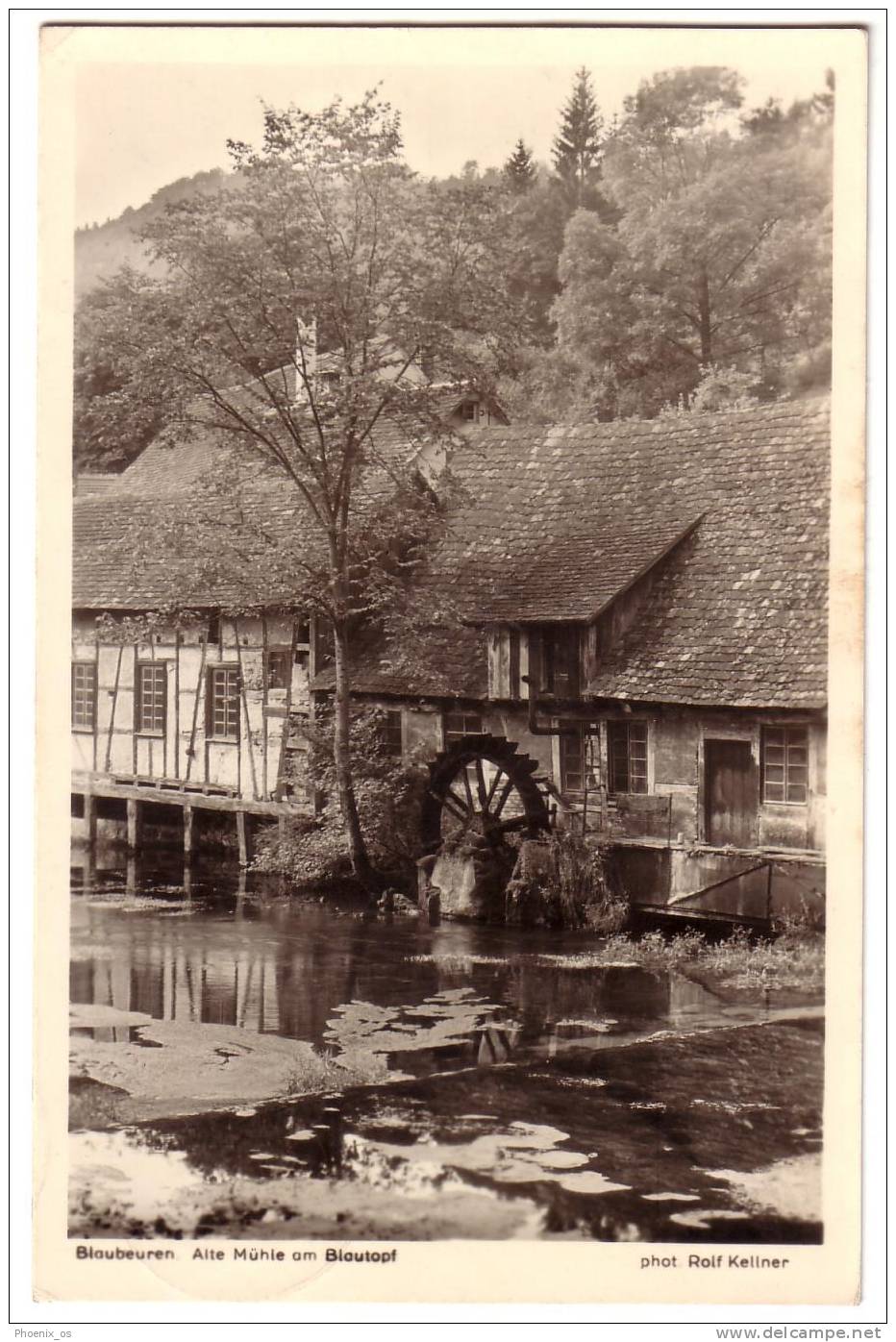 GERMANY - Blaubeuren, Alte Muehle Am Blautopf (), FOld Mill On The Blautopf Spring, Feldpost, Year 1942 - Blaubeuren