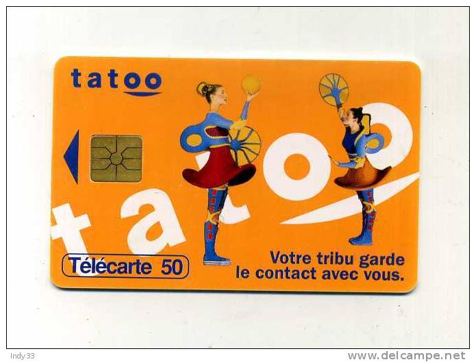 - TELECARTE TATOO 1996 - Opérateurs Télécom