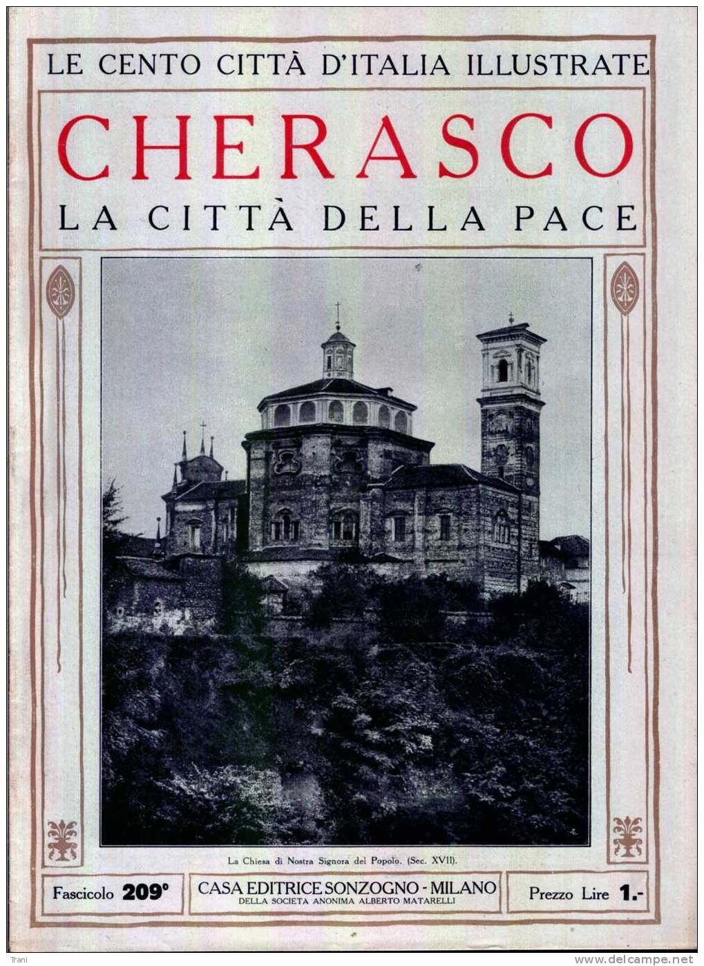 CHERASCO, La Città Della Pace - Anni ´20 - Historische Dokumente