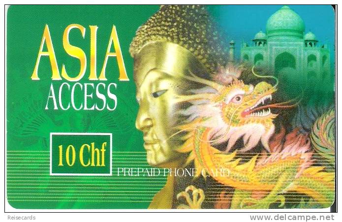 Prepaid: Access Asia - Dragon, Taj Mahal - Schweiz