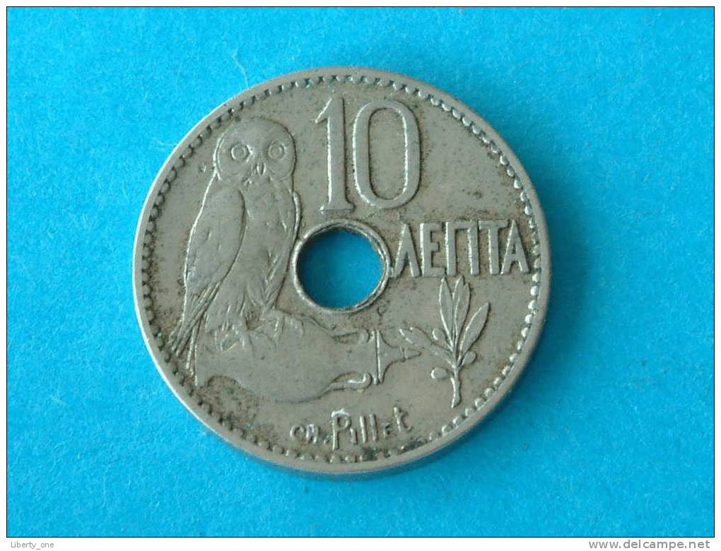 1912 - 10 LEPTA / KM 63 ( For Grade, Please See Photo ) ! - Grèce