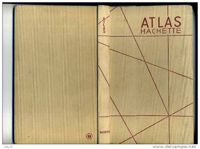 - ATLAS HACHETTE .1959 - Kaarten & Atlas