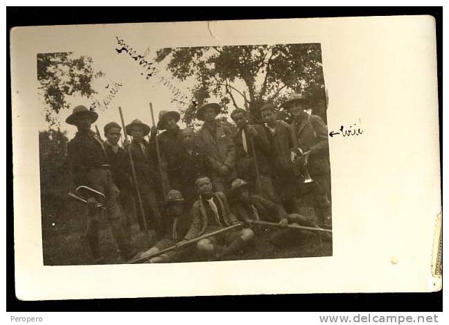 AK PFADFINDER SCOUT BOY KROATIEN ,FOTOGRAFIE,BROD,OLD POSTCARD 1929 - Pfadfinder-Bewegung