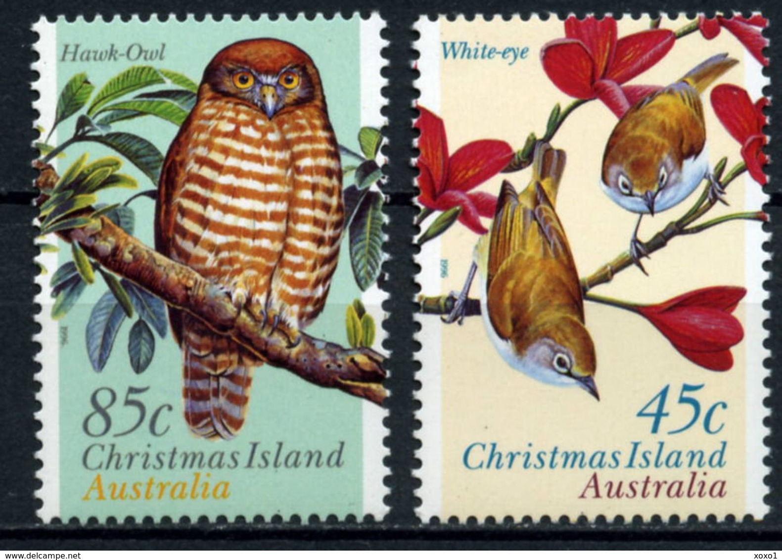 Christmas Island 1996 MiNr. 421 - 422  Weihnachtsinsel Birds Vögel 2v  MNH** 3,00 € - Christmas Island