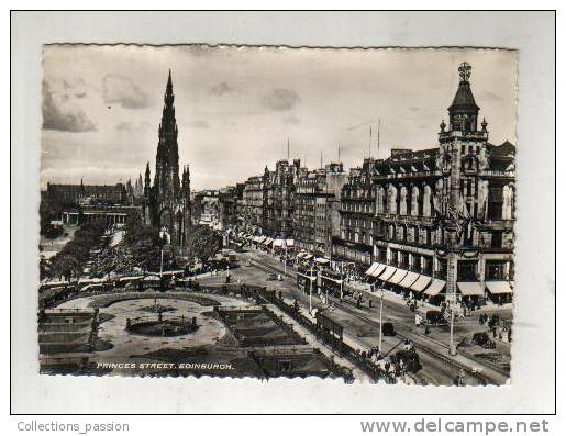 Cp, Ecosse, Edinburgh, Princess Street - Midlothian/ Edinburgh