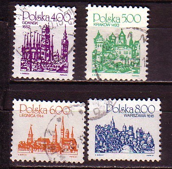 R2380 - POLOGNE POLAND Yv N°2568/71 - Used Stamps