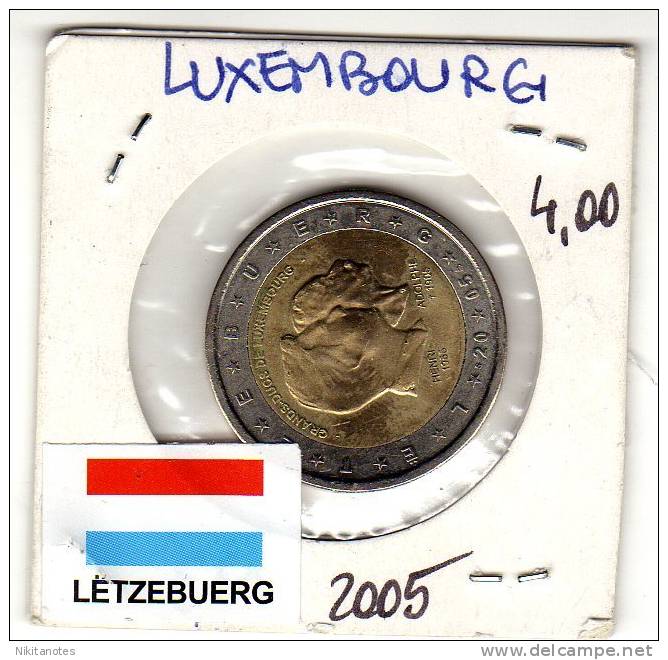 2 Euro Commemorative Luxembourg 2006 Unc - Luxembourg