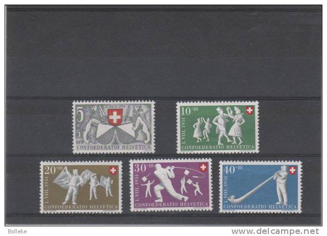 Drapeaux - Musique - Folklore - Danse - Armoiries - Suisse - Yvert 507 / 11 ** -  MNH - Valeur 22 Euros - Neufs