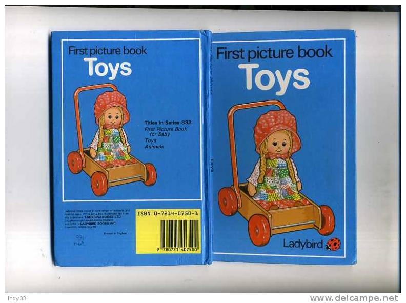 - FIRST PICTURE BOOK . TOYS . LADYBIRD 1983 - Lieveheersbeestje