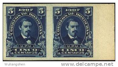 Honduras 1907 President Pairs Impref - Honduras