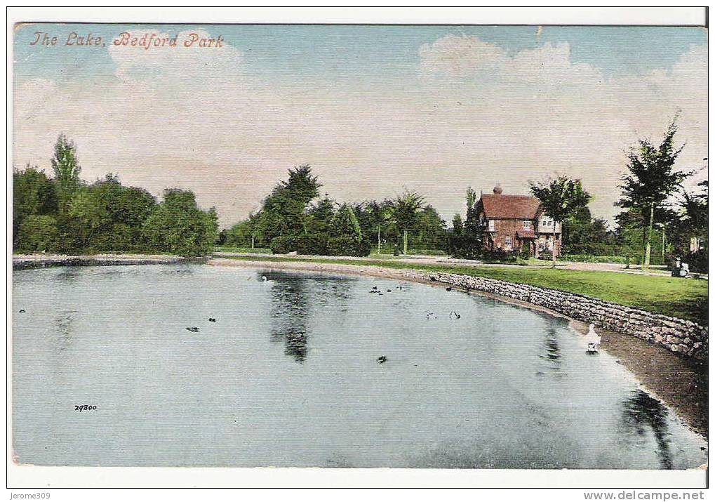 ROYAUME-UNI - BEDFORD - CPA - N°29800 - The Lake, Bedford Park - Bedford