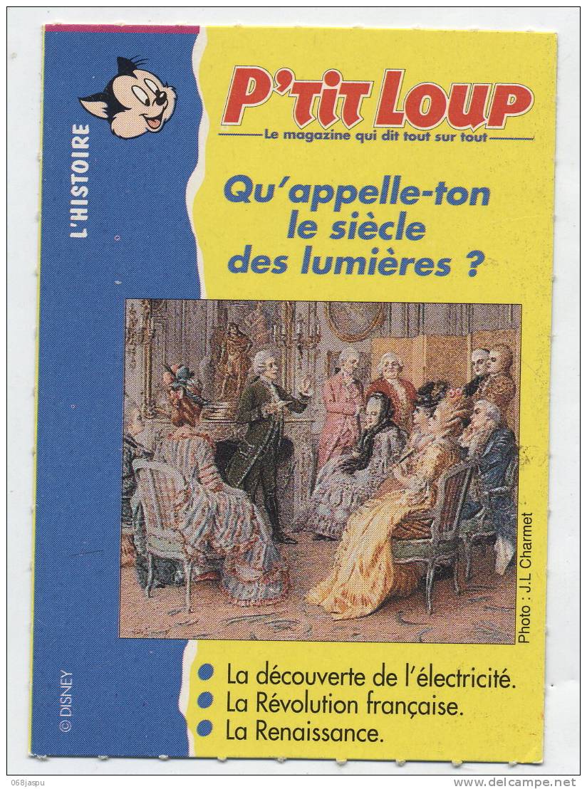 Fiche P´tit Loup Histoire Revolution - Geschichte