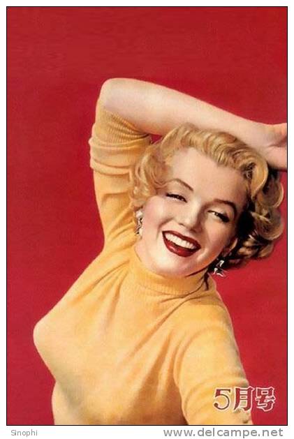 A93-101  @    Marilyn Monroe  Hollywood Movie Star Actress  ( Postal Stationery , Articles Postaux ) - Schauspieler