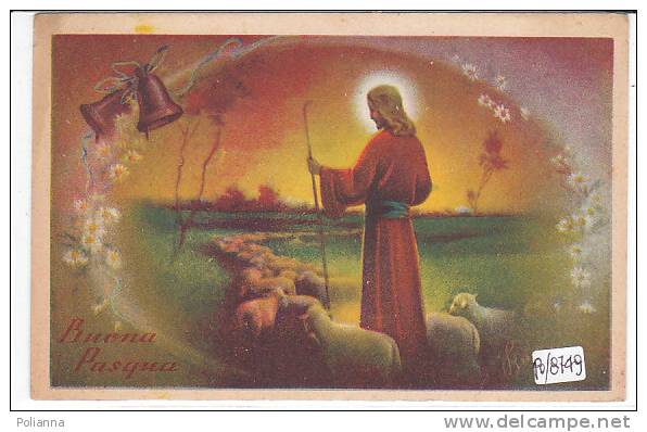 PO8749# Buona Pasqua Illustrata - 5 C. + 25 C. Rep. Sociale Sovr.  VG 1944 - Marcophilie