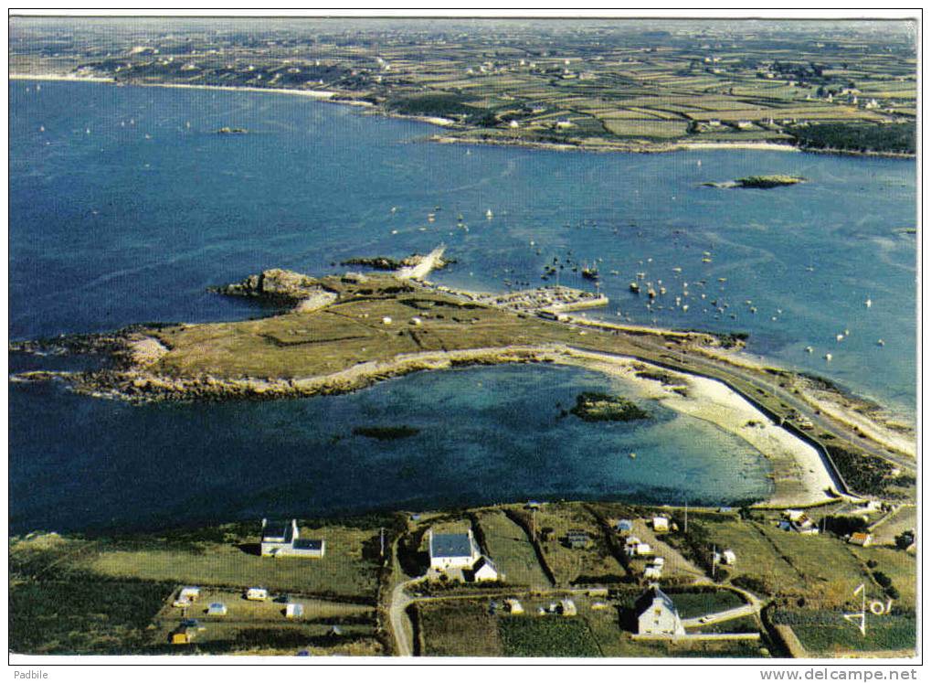 Carte Postale 29. Plouguerneau  St-Michel Vue D´avion  Trés Beau Plan - Plouguerneau