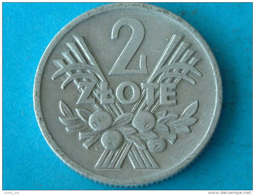 1958 - 2 ZLOTE / Y# 46 ( For Grade, Please See Photo ) !! - Polen