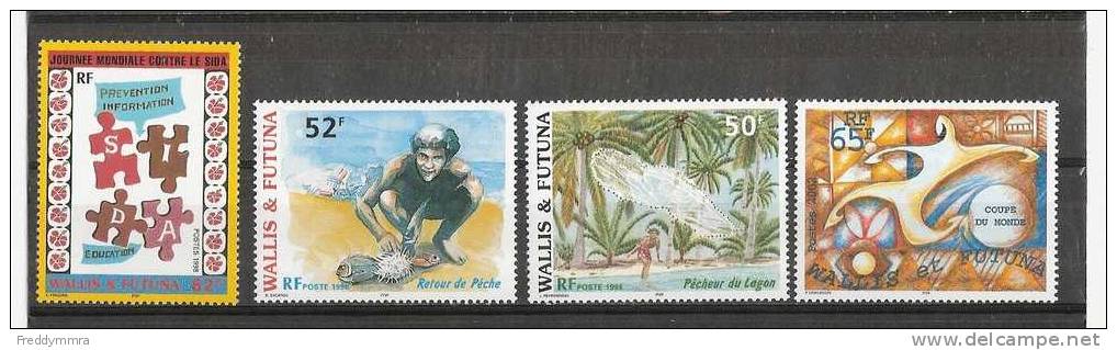 Wallis Et Futuna:  518/ 519 + 528 + 569 ** - Neufs