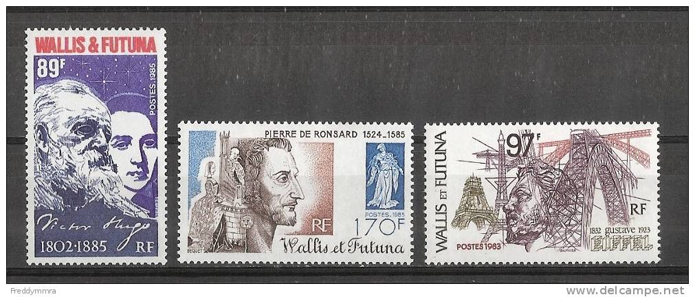 Wallis Et Futuna: 303 - 329 - 333 ** - Unused Stamps