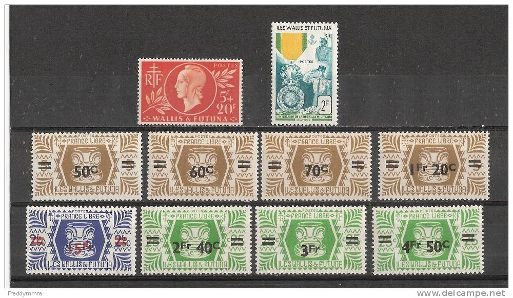 Wallis Et Futuna:  147/ 156 ** - Unused Stamps