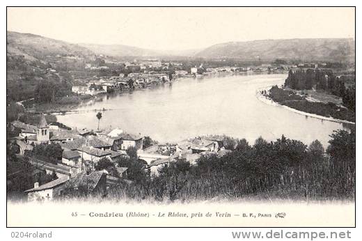 Condrieu - Le Rhône,pris De Vérin  : Achat Immédiat - Condrieu