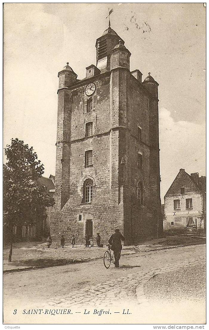 80135 SAINT RIQUIER - BEFFROI En 1914 - Saint Riquier