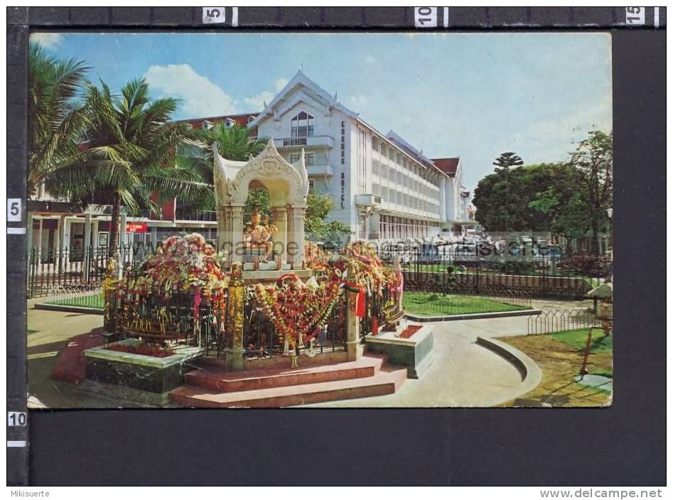 P4783 THAILAND BANGKOK ERAWAN HOTEL VG FP Crease - Tailandia