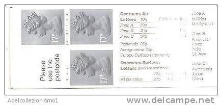 45293) Rana Fauna Regno Unito MH 72c Libretto Di Francobolli, Booklet, Postfrisch, MNH** - Booklets