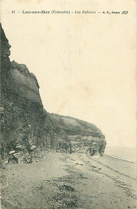 14 - LUC-sur-MER - Les Falaises (B.F. Paris, N° 31) - Luc Sur Mer