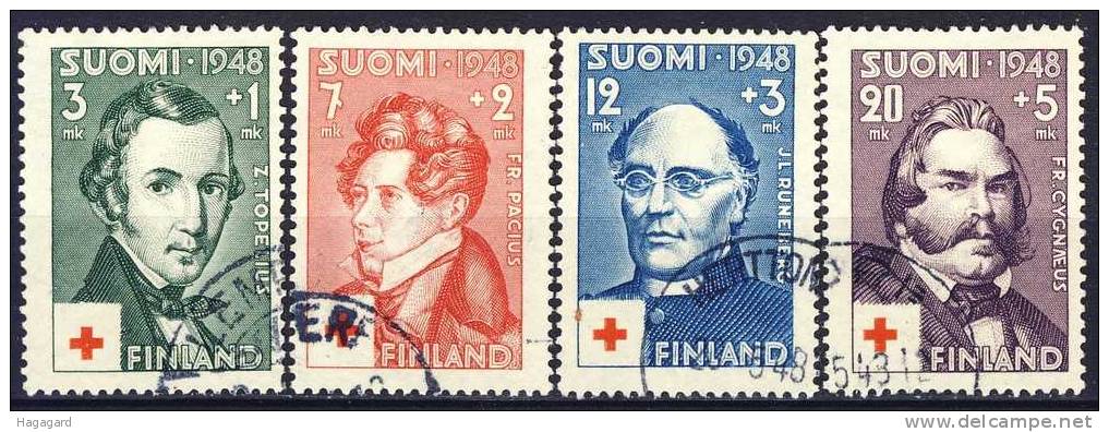 Finland 1948. Red Cross Charity. Michel 349-52. Cancelled (o) - Usati