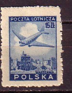 R3812 - POLOGNE POLAND AERIENNE Yv N°12 * - Unused Stamps