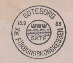 Sweden To India 1968, Used Cover, SKTF, As Scan - Brieven En Documenten