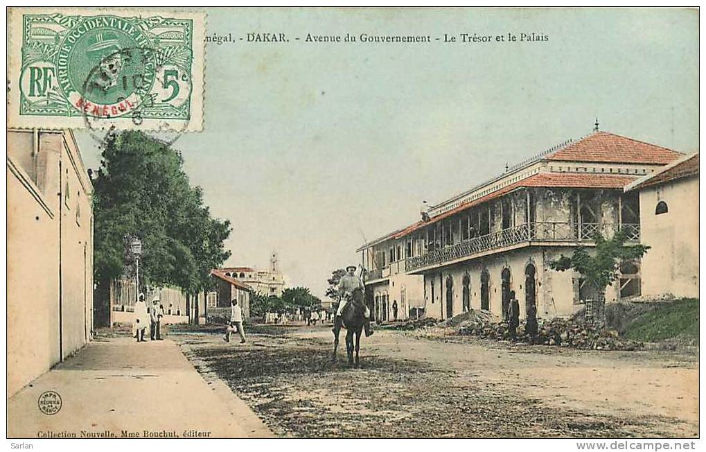 SENEGAL , DAKAR , Avenue Du Gouvernement , Le Tresor Et Le Palais , *3459 - Senegal