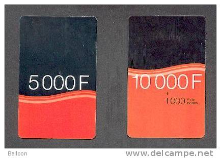 Cartes Orange 5000 Et 10000 F CFA Côte D´Ivoire - Ivory Coast