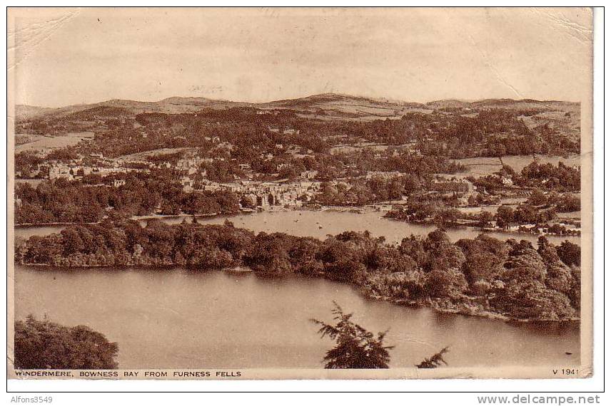 Windermere, Bowness Bay From Furness Fells - Andere & Zonder Classificatie