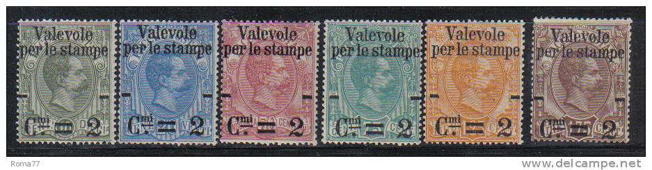 2RG1 - REGNO , Valevole Per Le Stampe Serie N. 53/58  *** - Neufs