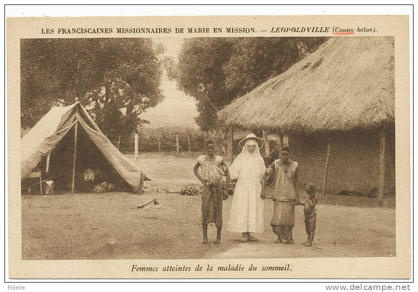 Femmes Atteintes De La Maladie Du Sommeil Franciscaines Missionnaires De Marie - Kinshasa - Leopoldville
