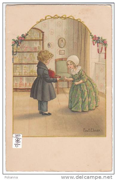 PO8810# Illustrata Pauli Ebner - BIMBI NOBILTA'  No VG - Ebner, Pauli