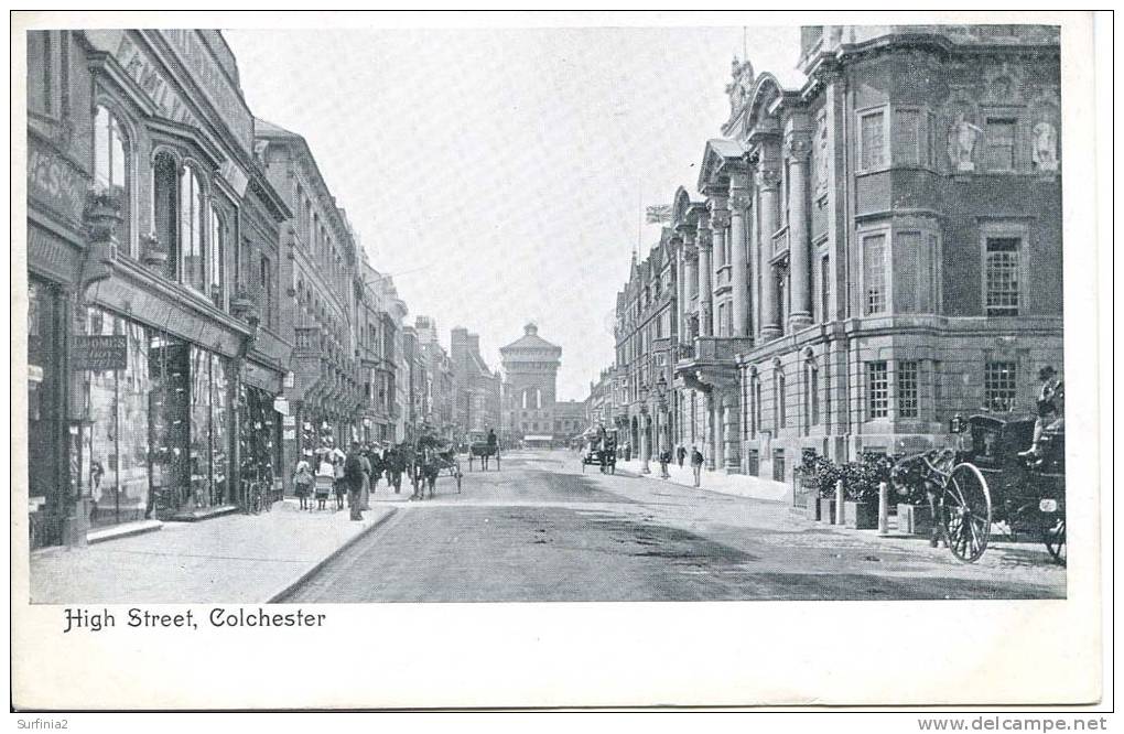 COLCHESTER - HIGH STREET - ANIMATED Pre-1918 - Colchester