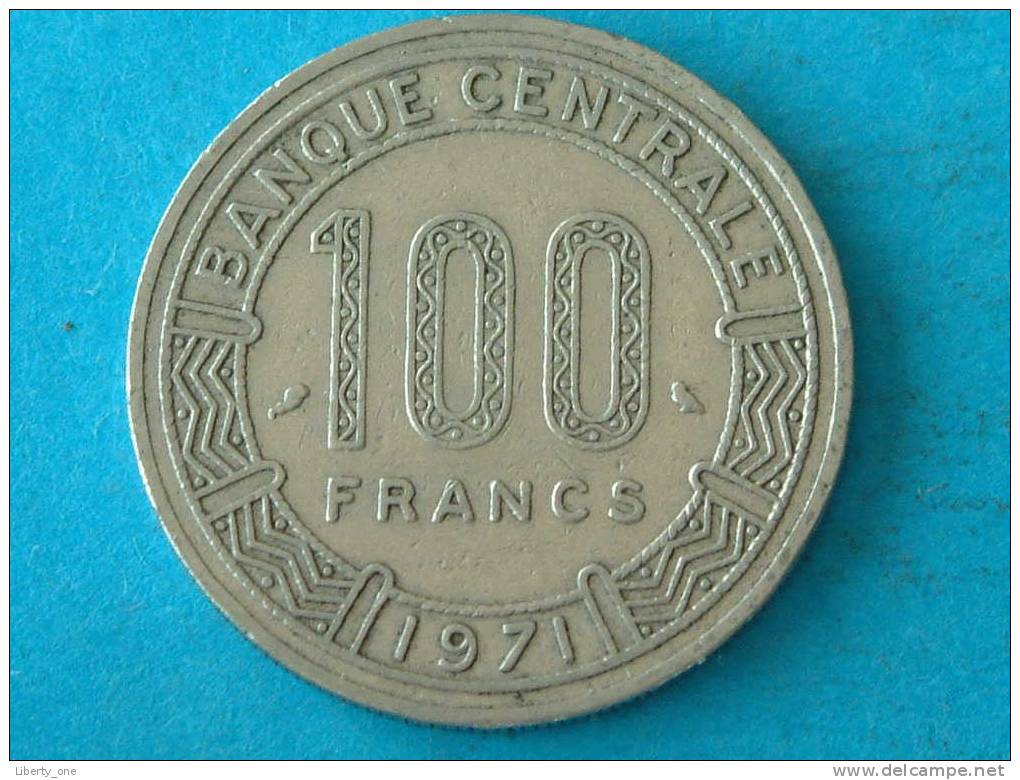 1971 - 100 FRANCS / KM 15  ( For Grade, Please See Photo ) ! - Kamerun
