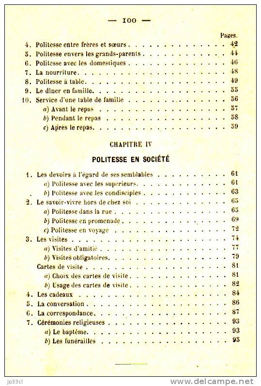 Le Savoir-Vivre Dans La Jeunesse Pour Nos Filles Et Pour Nos Garçons, Par J.-B. Mosray (vers 1900) - Autres & Non Classés