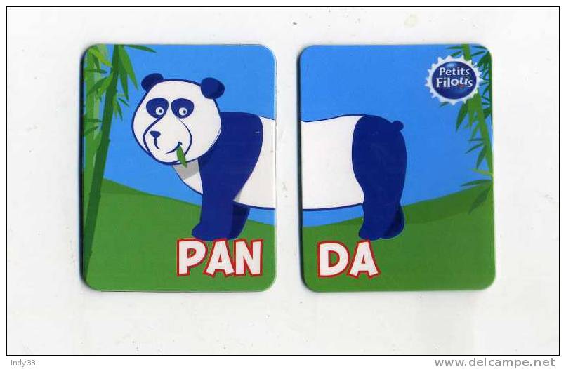 - PAIRE DE MAGNET´S  . PETITS LOUIS . PANDA - Animals & Fauna