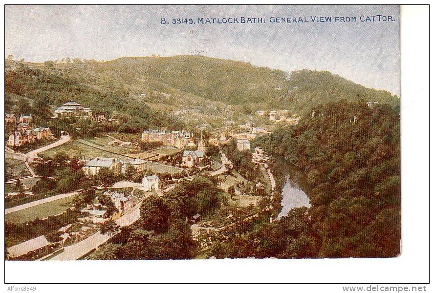 33149 Matlock Bath: General View From Cat Tor - Derbyshire