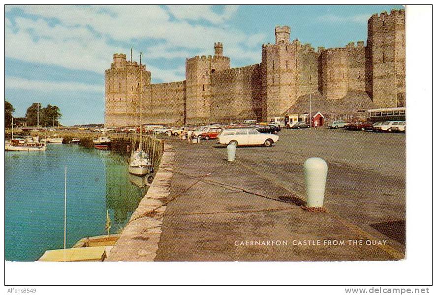 Caernarfon Castle From The Quay - Caernarvonshire