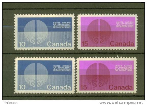 CANADA N° 434 à 435a */ ** - Unused Stamps