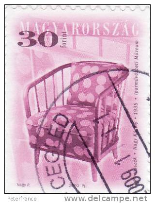 200 Ungheria - Sedia Antica - Used Stamps