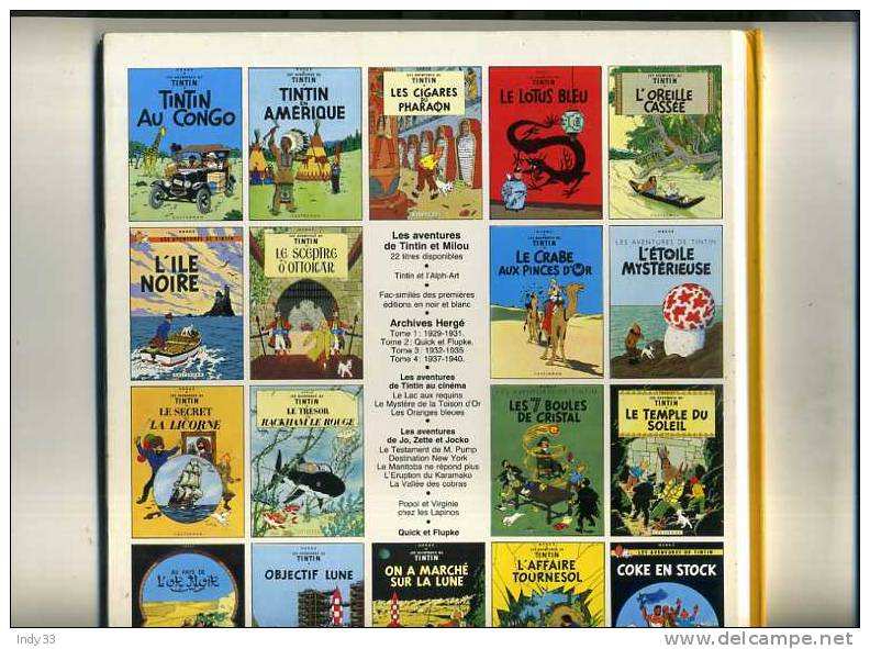 - TINTIN . L'ETOILE MYSTERIEUSE . CASTERMAN COPYRIGHT 1984 - Tintin